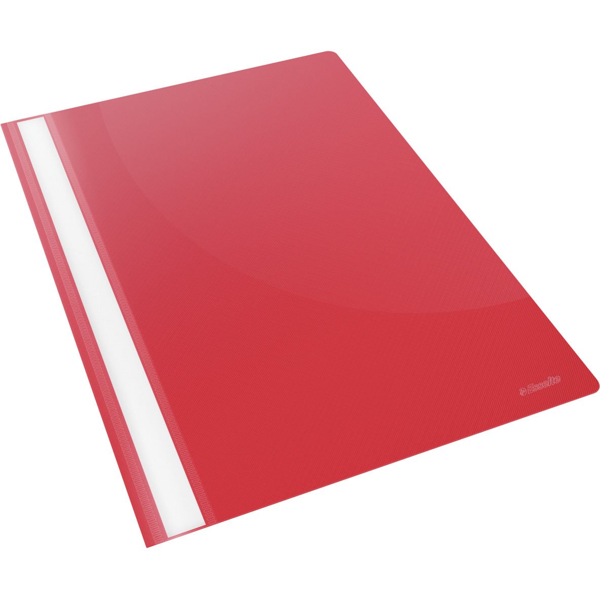 Esselte tilbudsmappe uden lomme i A4 i farven rød
