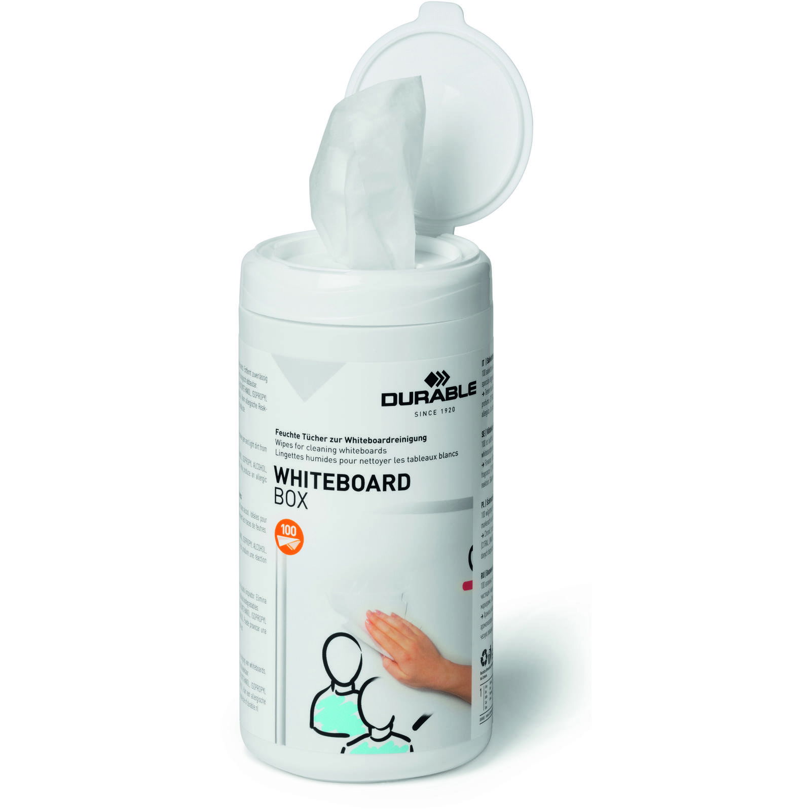 Durable whiteboard-renseservietter 100stk