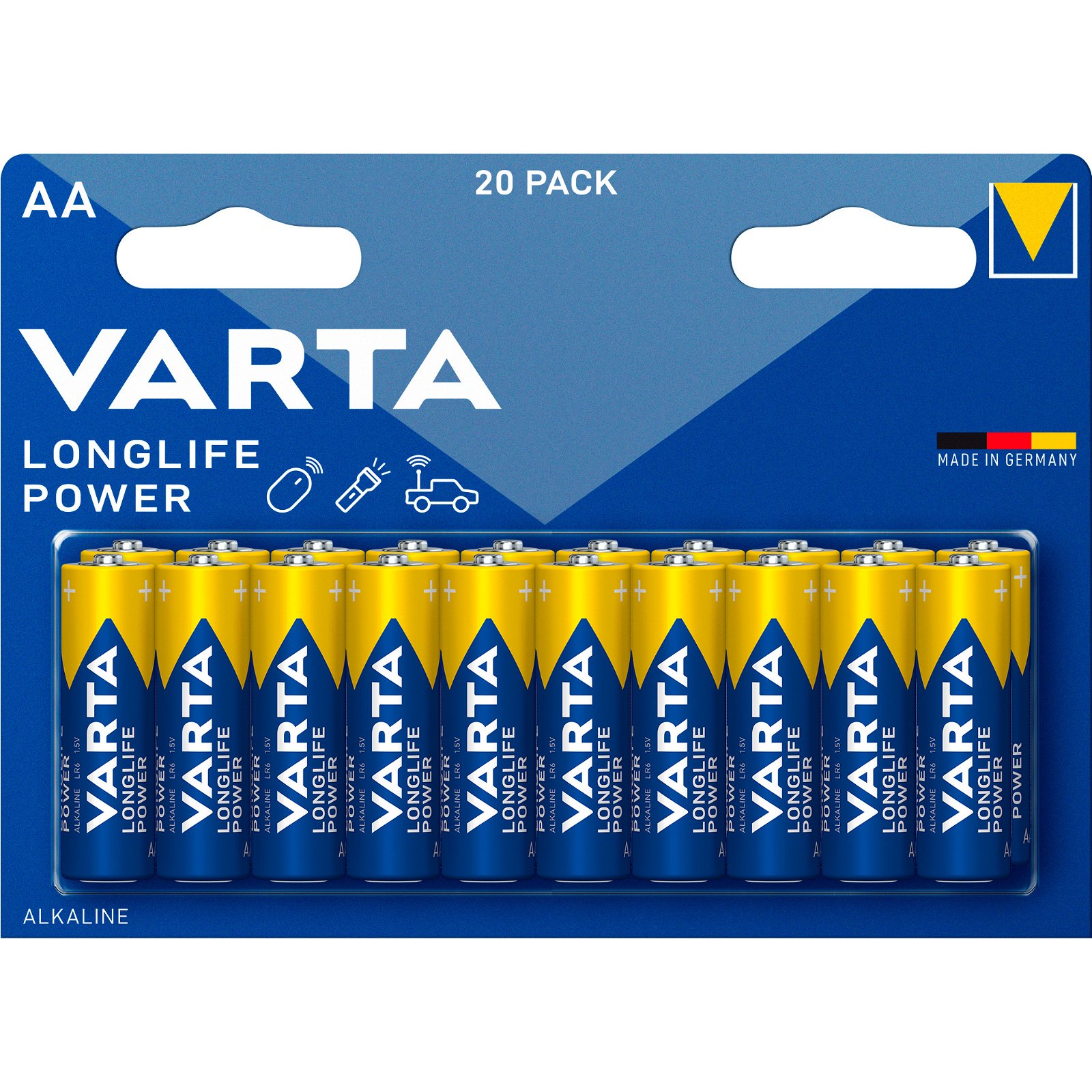 VARTA LongLife Power batteri AA/LR6 1.5 v 20 stk
