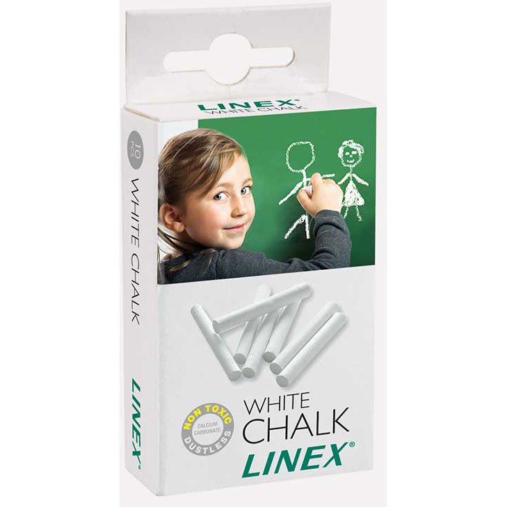Linex CCCHW kridt hvid CCCHW 10 stk