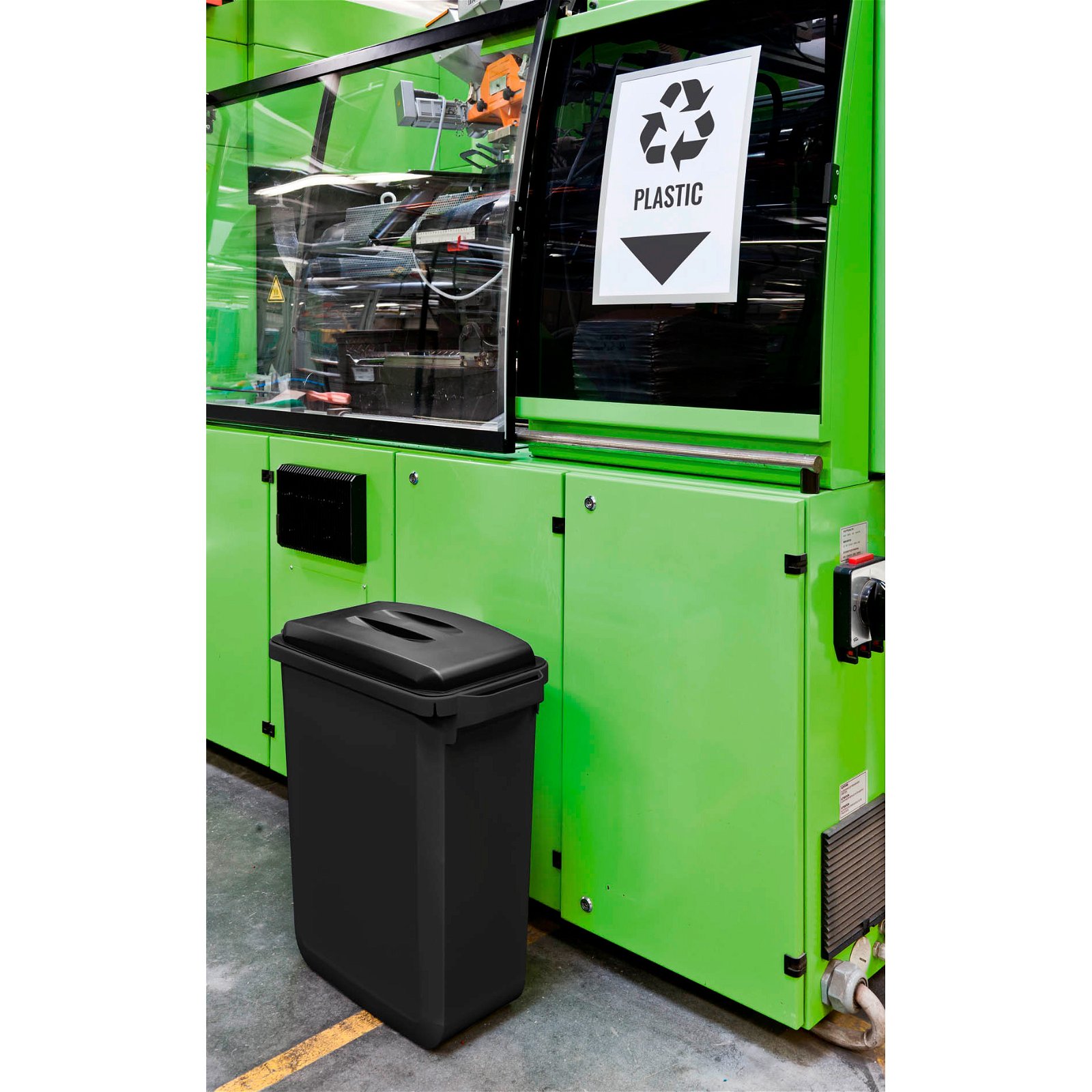 Durable Durabin Eco affaldsspand sort 60 l