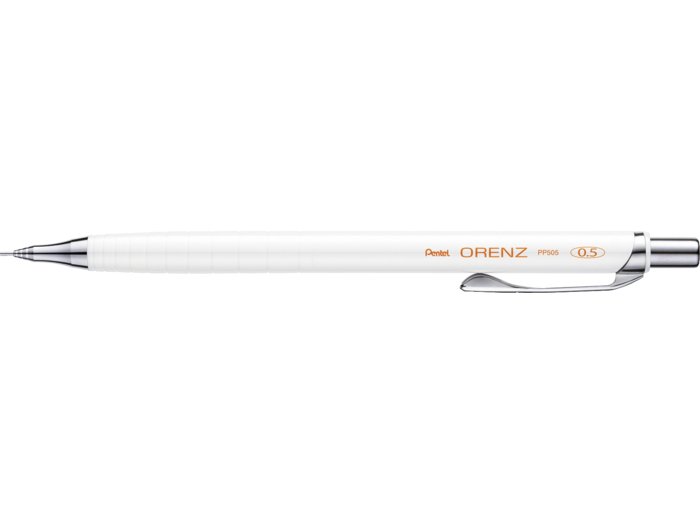 Pentel ORENZ pencil med 0,5 mm mine i farven hvid