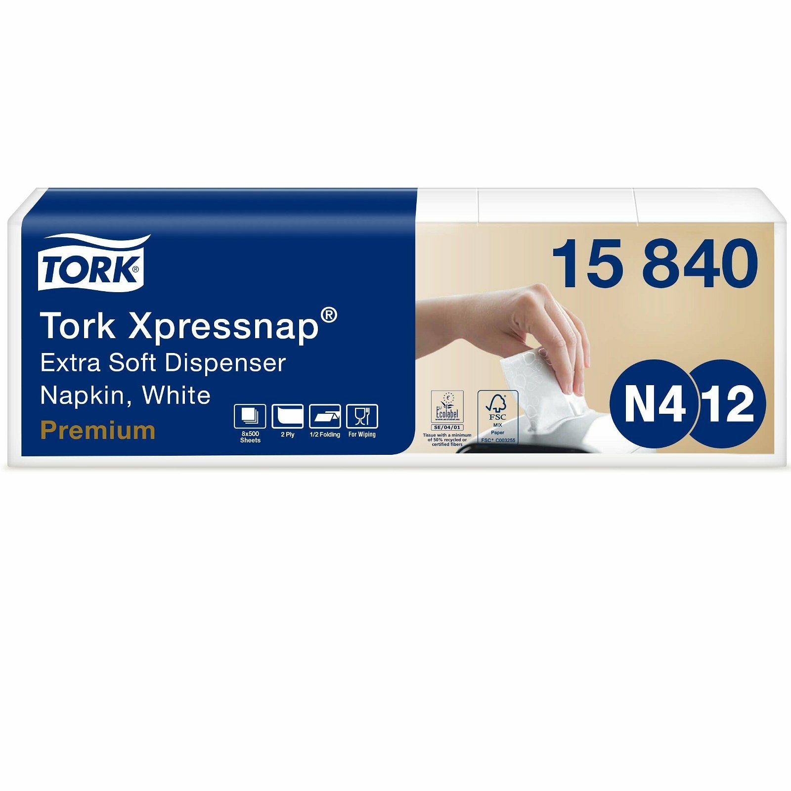 Tork Xpressnap Premium Extra Soft servietter