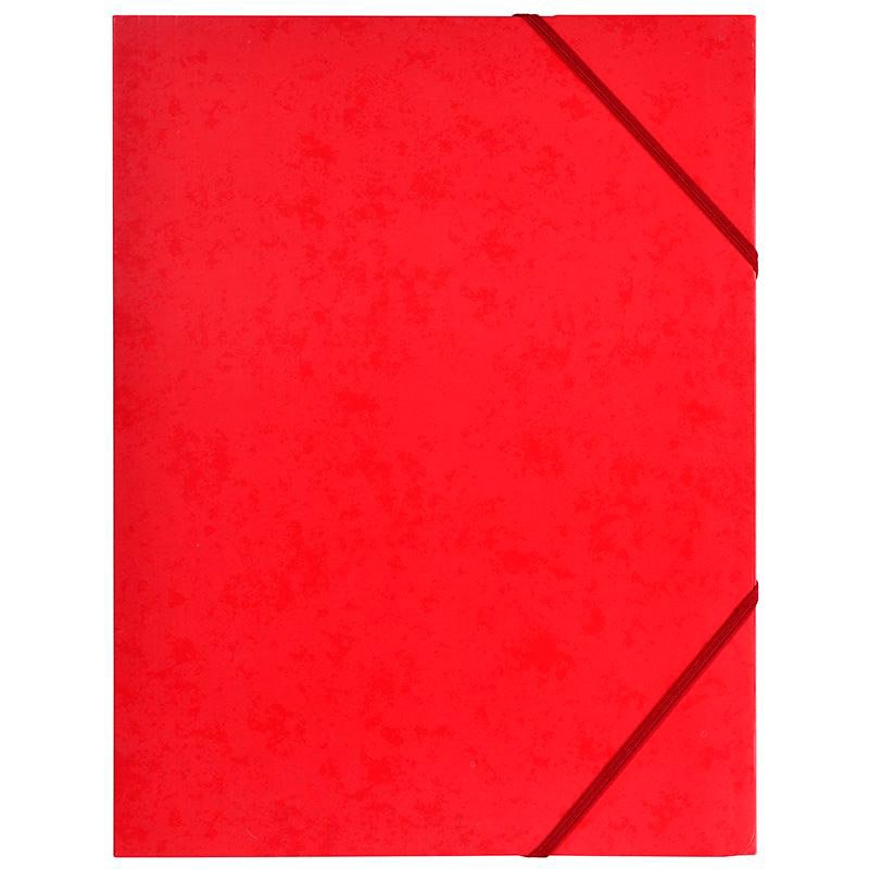 BNT elastikmappe Karton rød A4