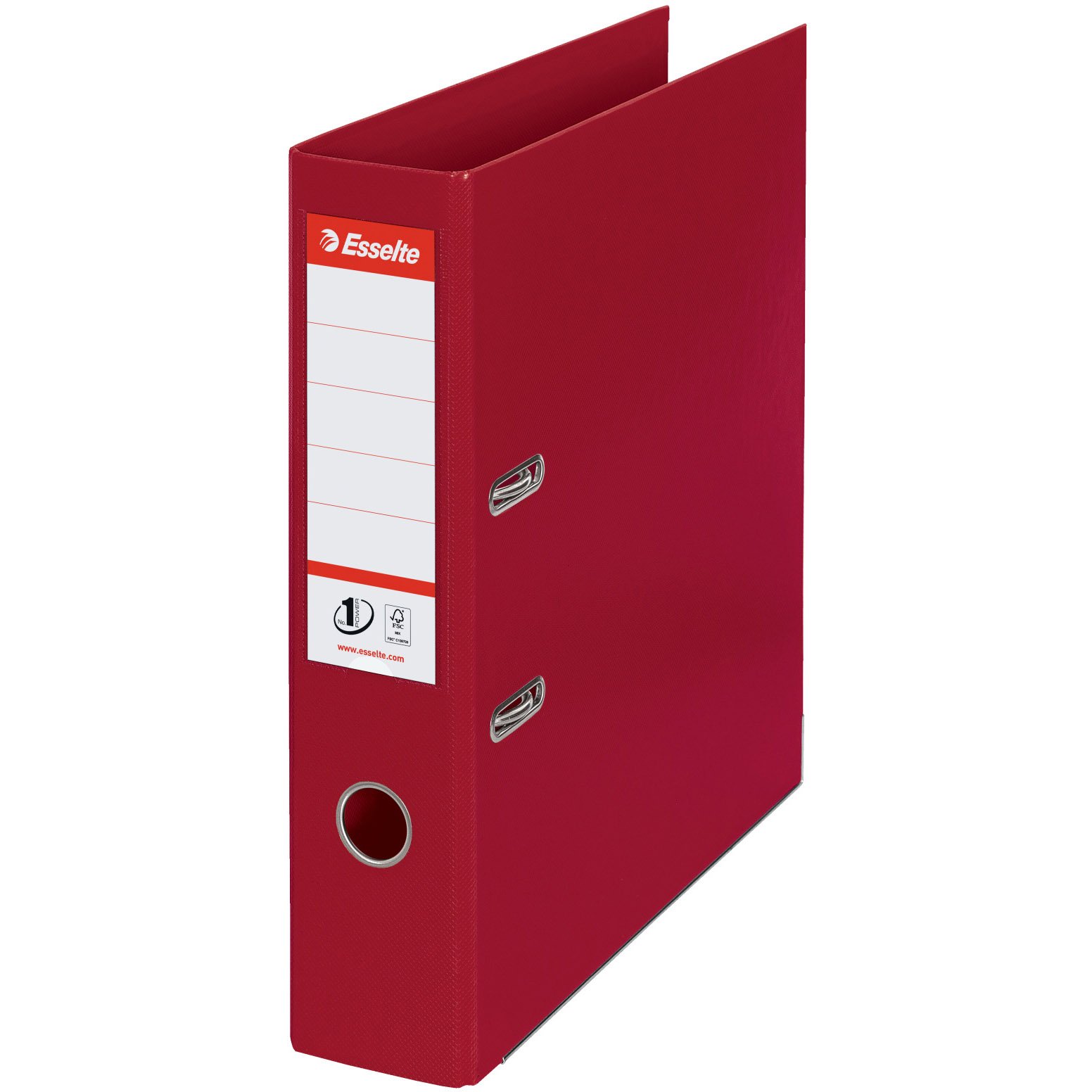 Esselte No. 1 brevordner A4 75 mm bordeaux 