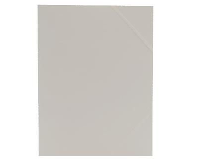 BNT elastikmappe Karton hvid A4