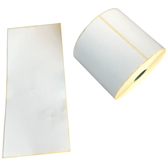 Termoetiket 102x192mm hvid