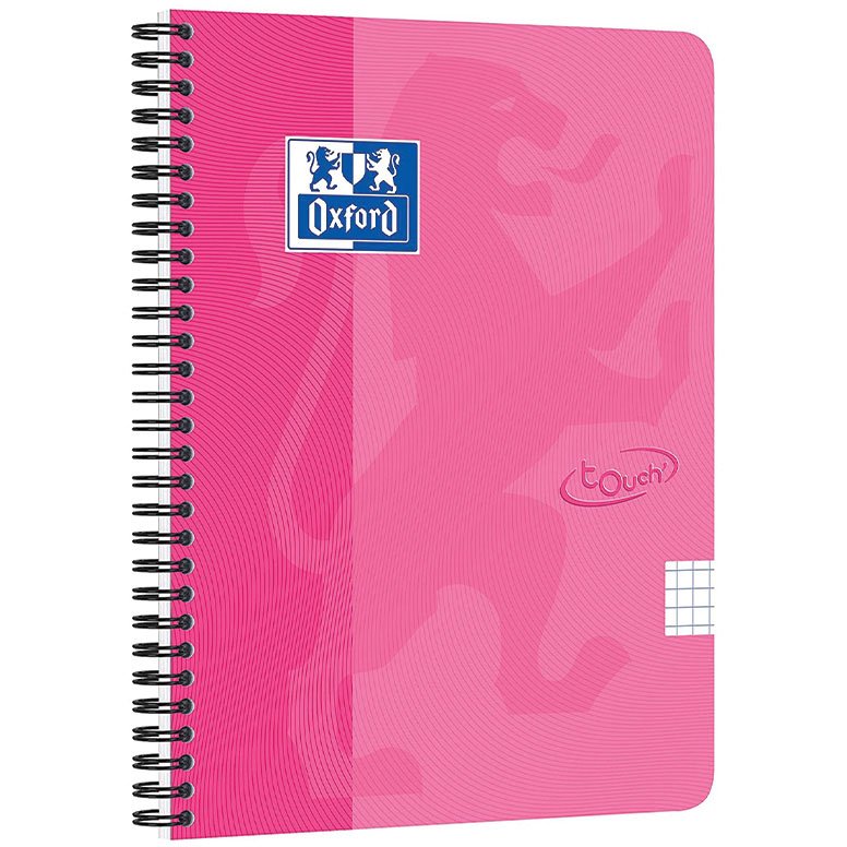 Oxford Touch notesbog A5+ 90 g pink