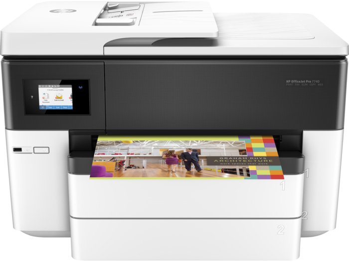 HP Officejet Pro 7740 All-in-One multifunktionsprinter