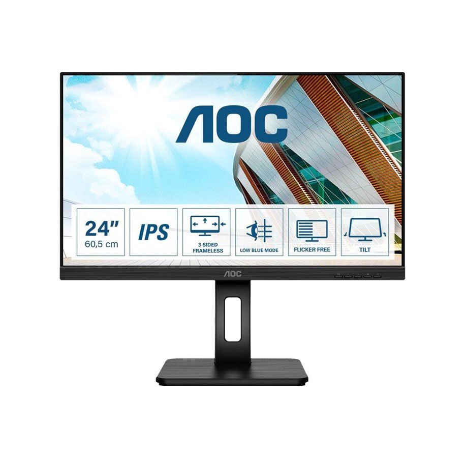 AOC 24P2Q 23,8 tommer Full HD skærm VGA DVI HDMI 24P2Q