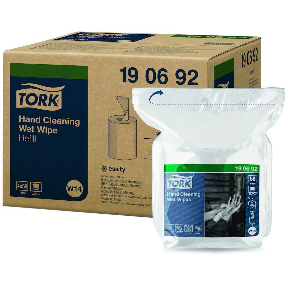 Tork Premium Wet Wipes refill hænder pk/58 ark