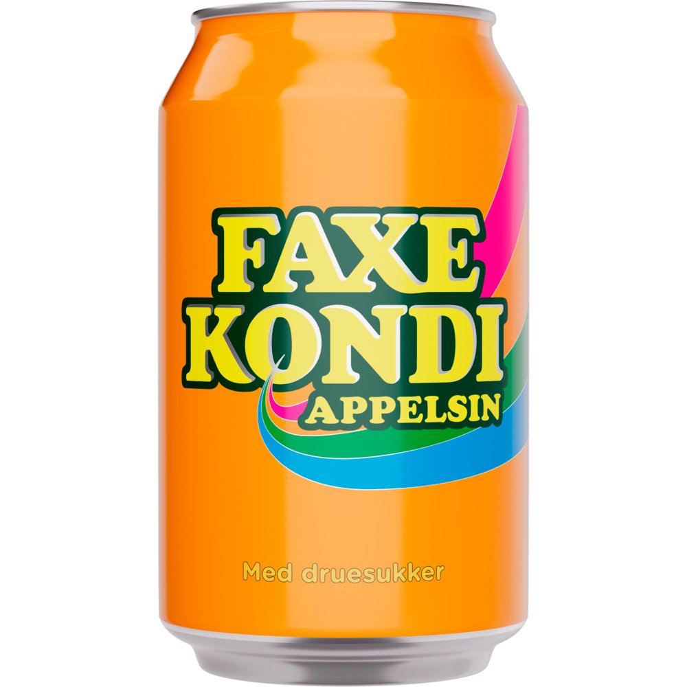 Faxe Kondi appelsin 33cl dåse inkl. A-pant