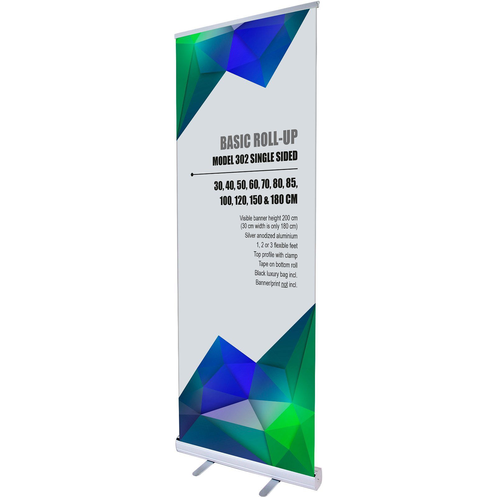 Roll-Up Basic i størrelsen 120x220 cm