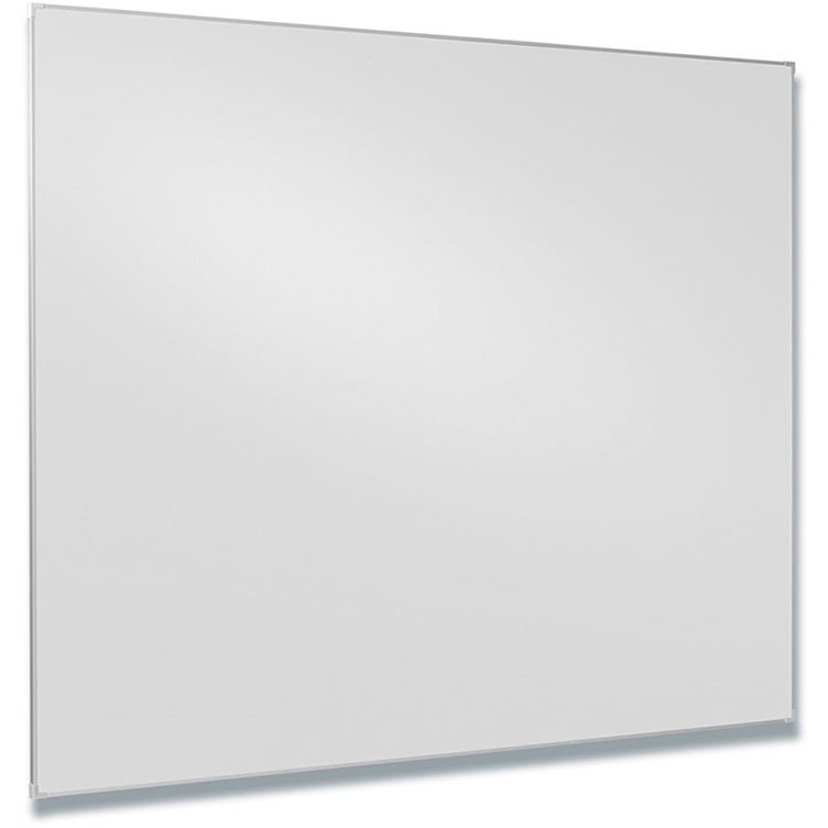Whiteboard 200,5x120,5cm hvid stålkeramisk Lintex Boarder 