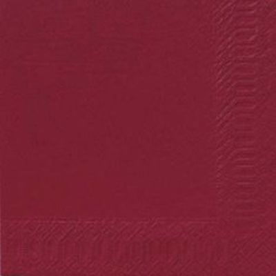 Duni Tissue 40x40 cm 125 servietter bordeaux