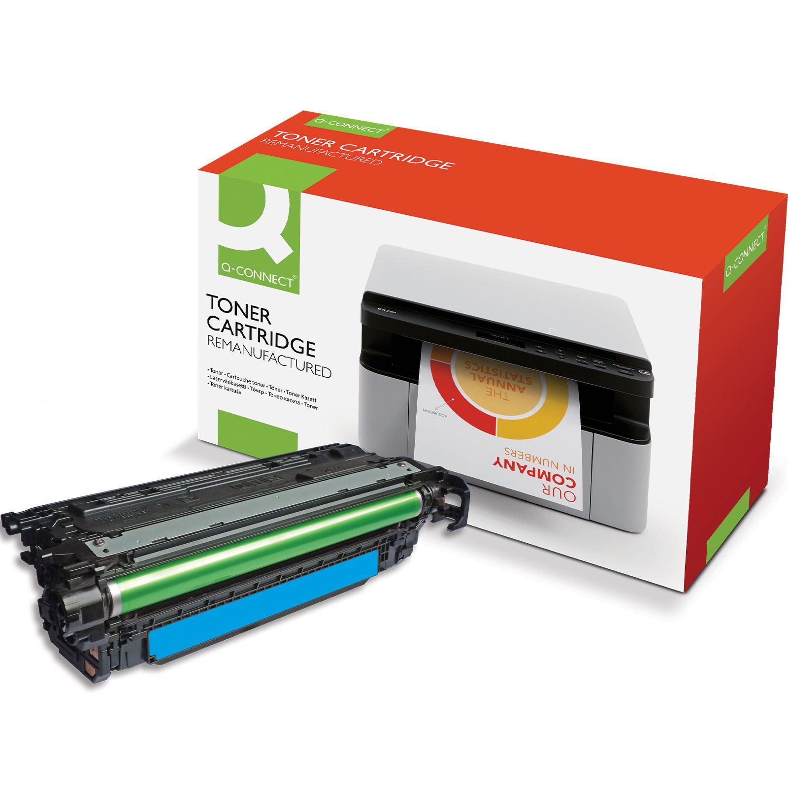 Q-connect 504A CE251A toner cyan 7000 sider