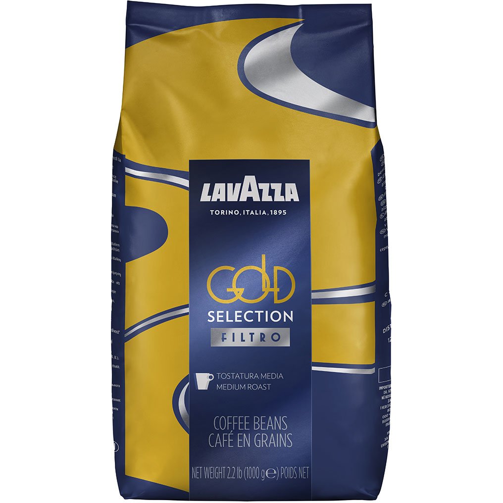 Lavazza Gold Selection Filtro Hele Kaffebønner 1kg
