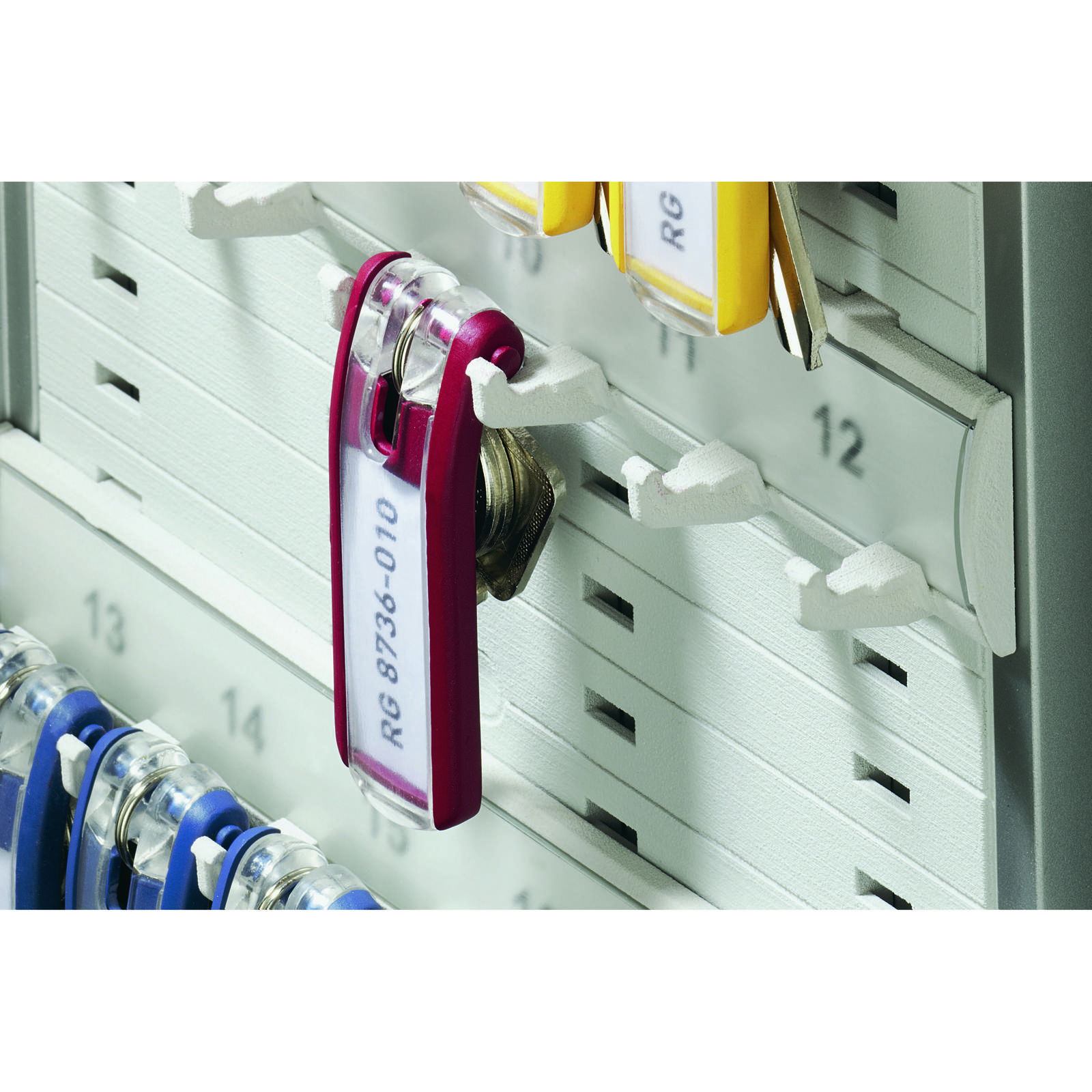 Durable KEY CLIP nøglering i farven rød