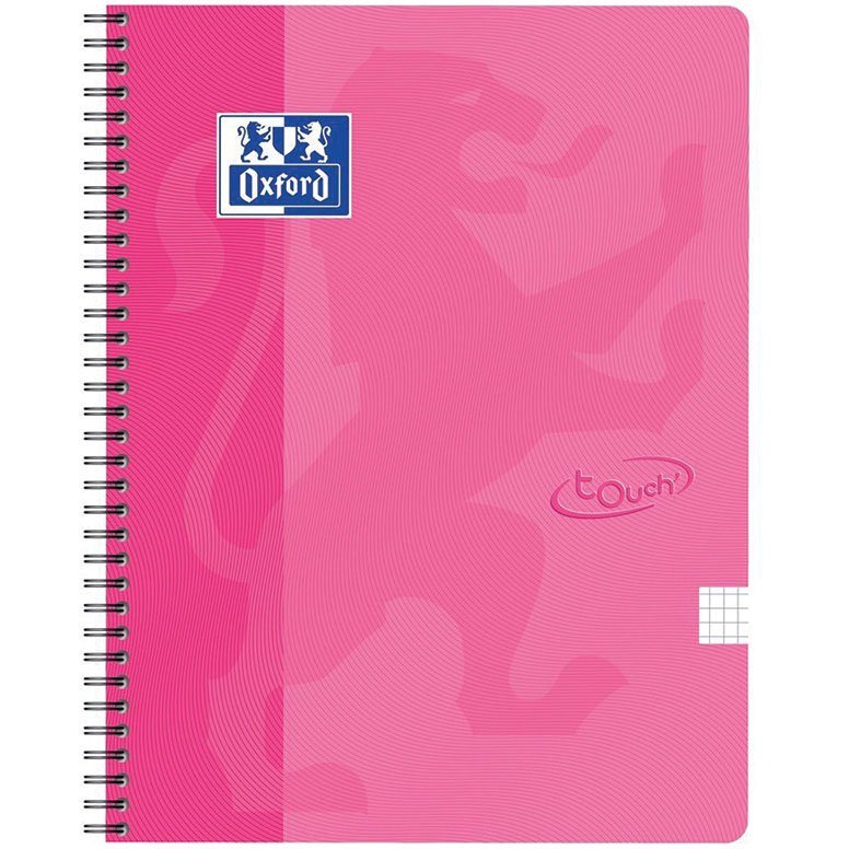 Oxford Touch notesbog A4+ 90 g pink