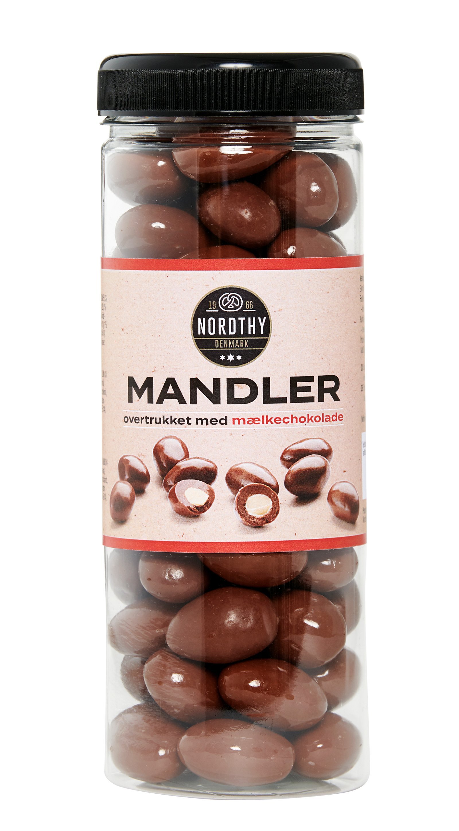 Nordthy Mandler m. mælkechokolade 325 g