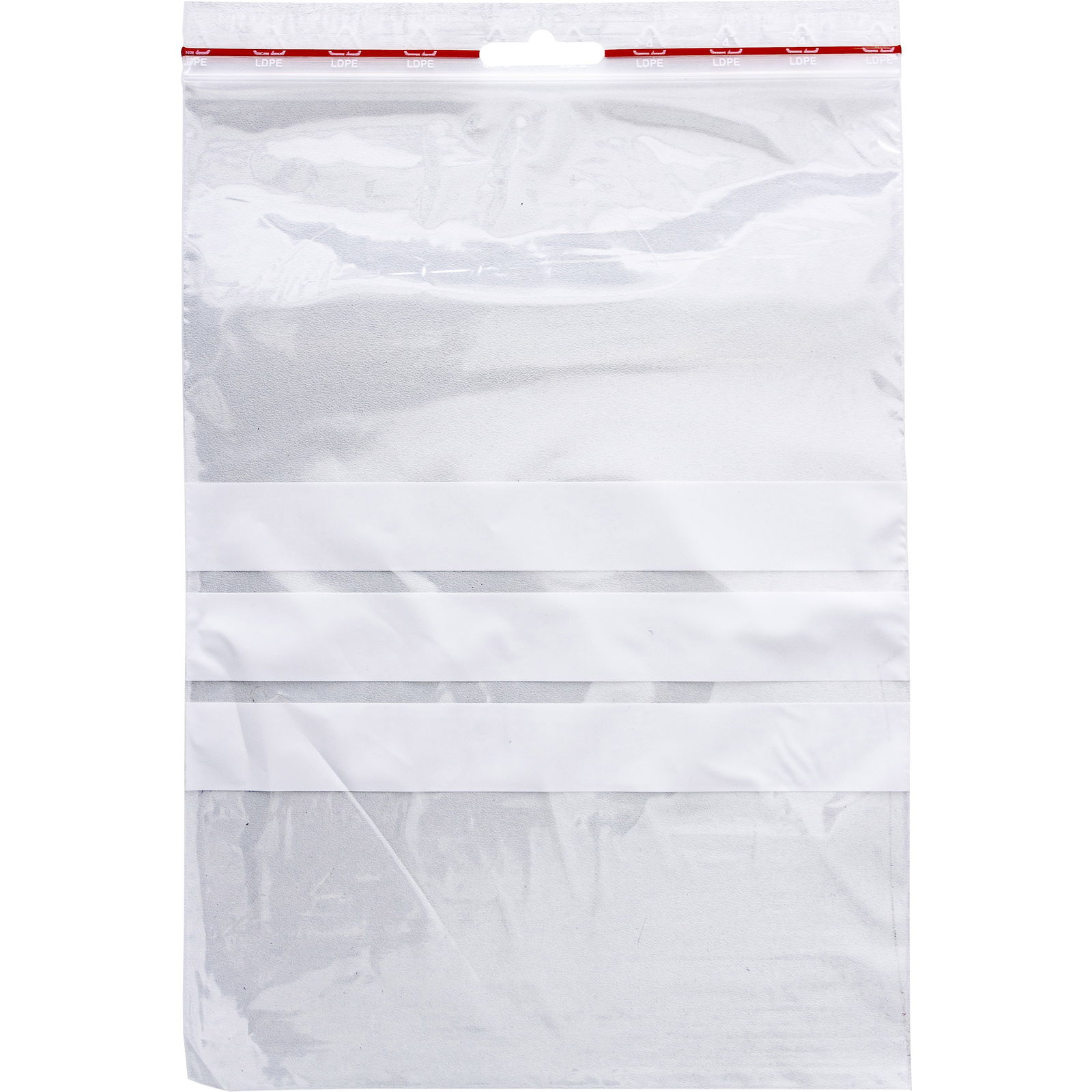 Q-connect lynlåsposer med skrivefelt 50my 170x230mm