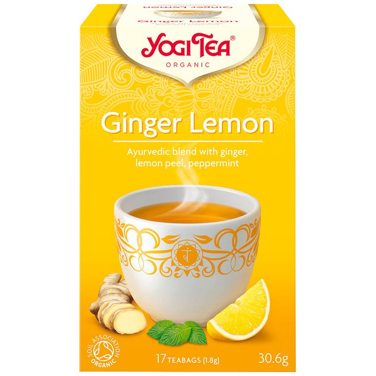 Yogi Tea Ginger Lemon te 17 stk Ginger Lemon