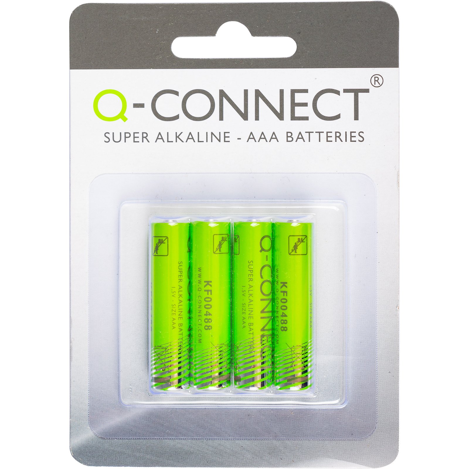 Q-connect AAA batteri AAA 1.5 v 4 stk