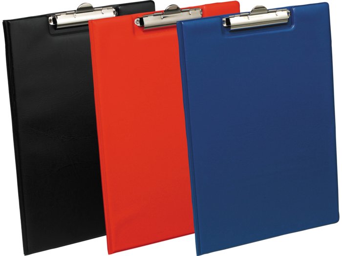 Bantex dobbelt clipboard i A5 i farven sort