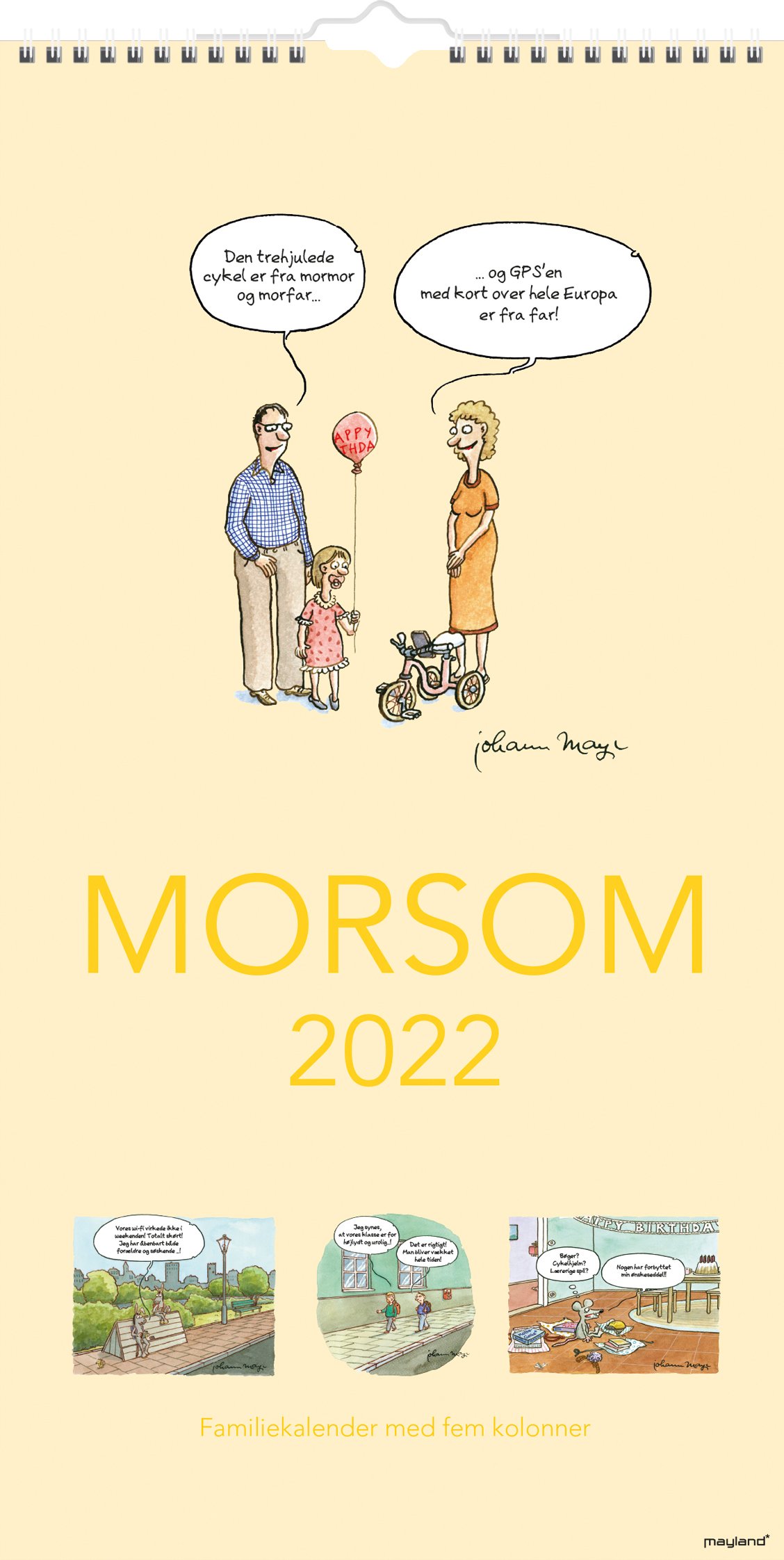 Mayland Familiekalender  Morsom 2022
