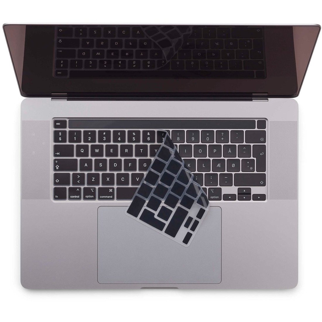 Philbert tastatur cover t/MacBook 13-16"/13" Pro 2022 Sort