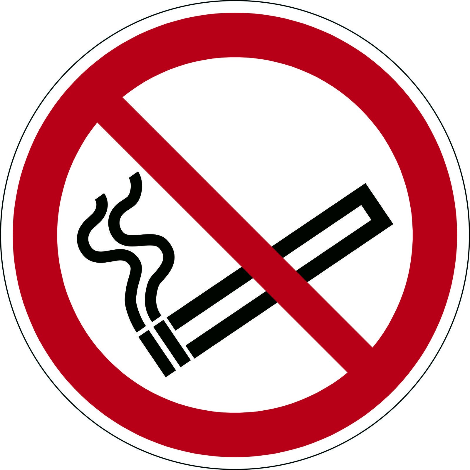 Durable forbudsskilt rygning forbudt