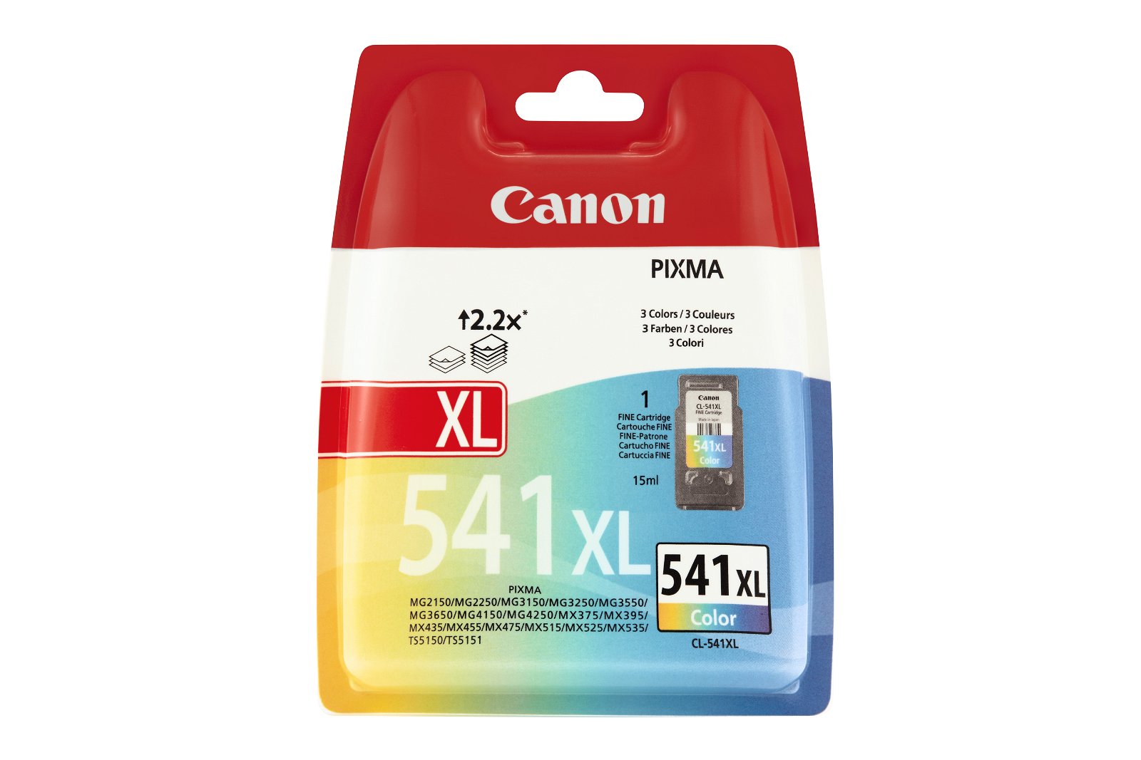 Canon CL-541XL blækpatroner  flerfarvet