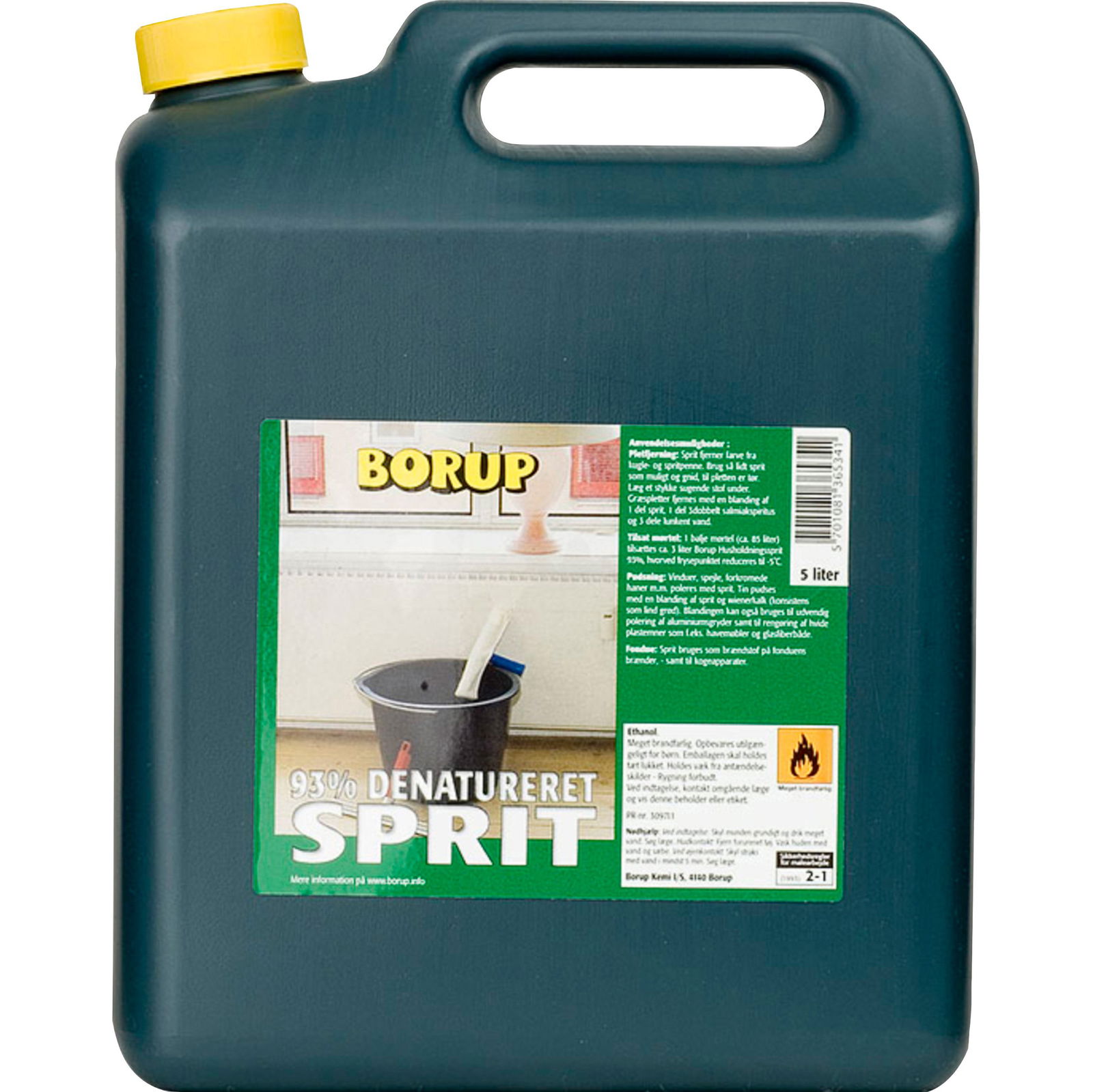 Borup husholdningssprit 93% 5L