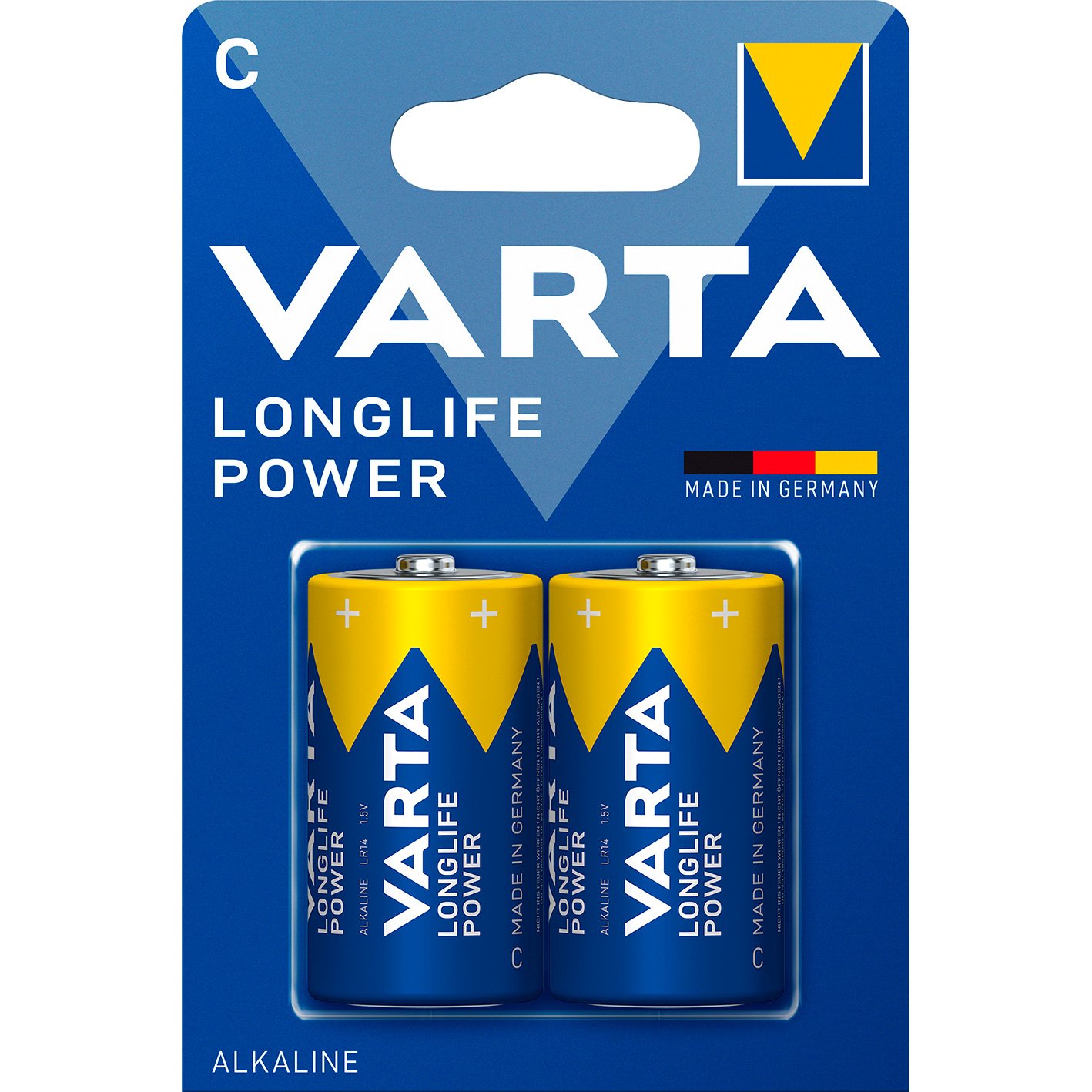 VARTA LongLife Power batteri C/LR14 1.5 v 2 stk