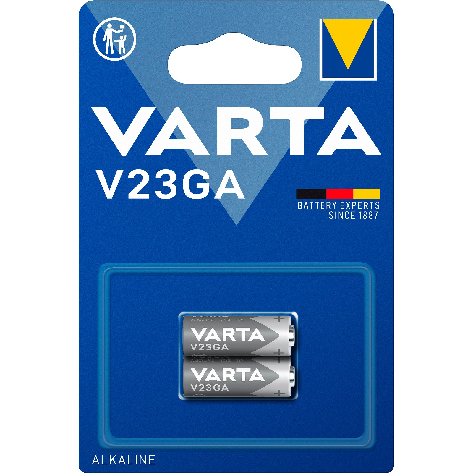 VARTA batteri V23GA/IEC: 3LR50 12 v 2 stk