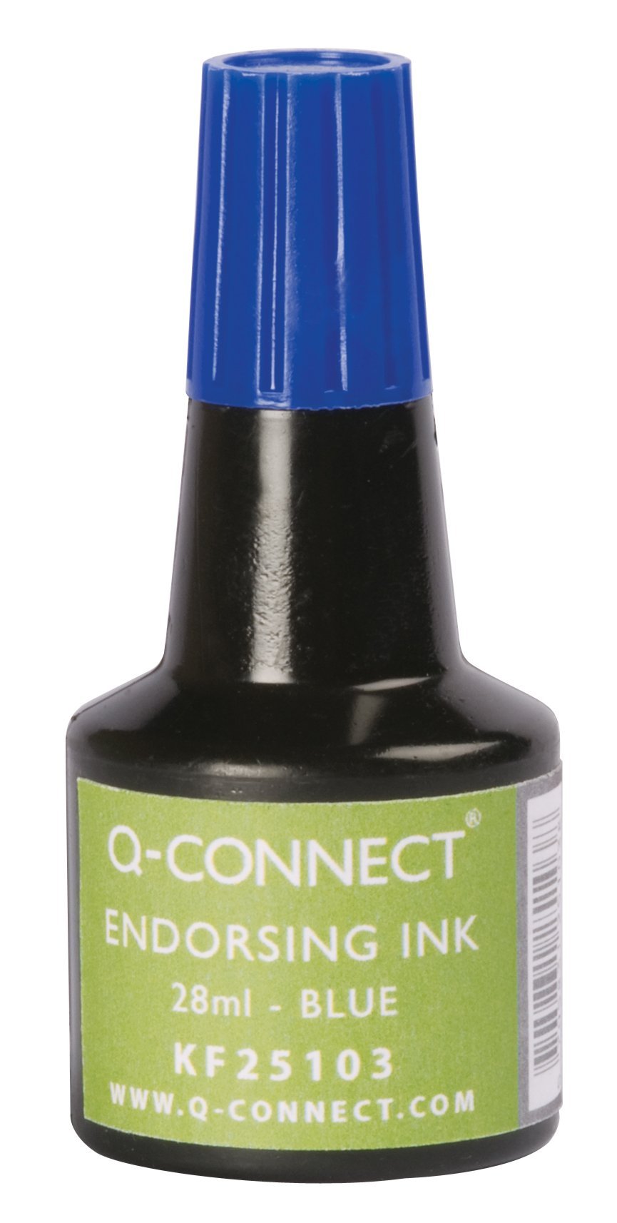 Q-connect stempelfarve i blå