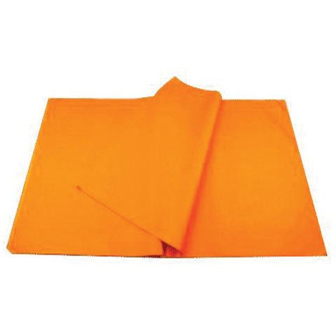 Silkepapir 75x50cm 14g orange 24ark