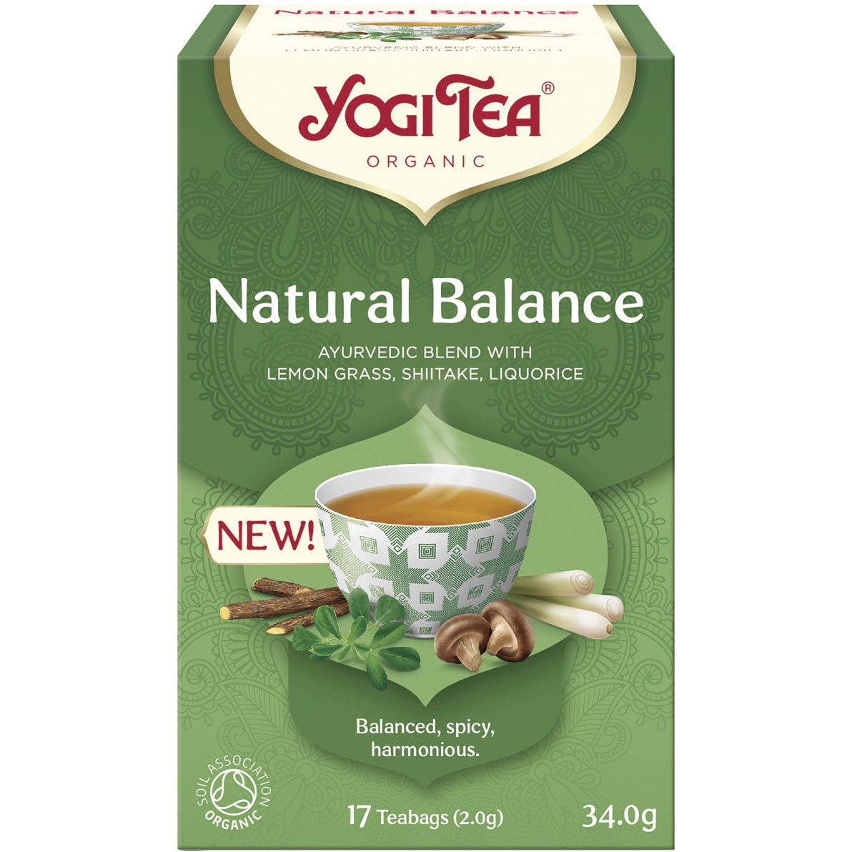 Yogi Tea Natural balance te 17 stk Natural Balance