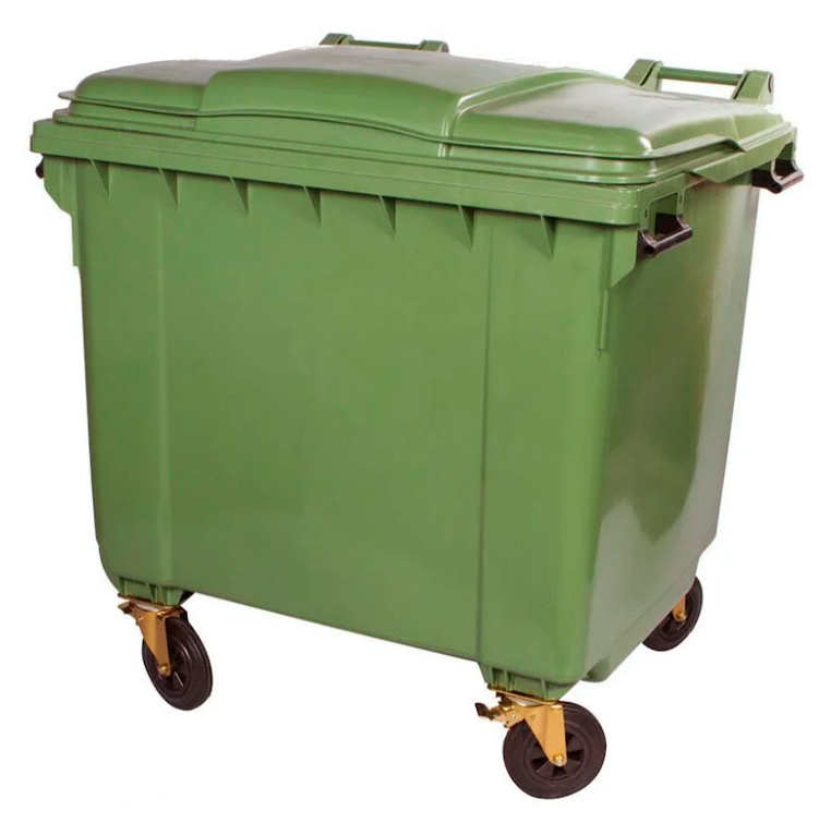Affaldscontainer Plast gron 1000 l