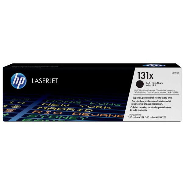 HP 131X CF210X Sort Lasertoner, 2.400 sider