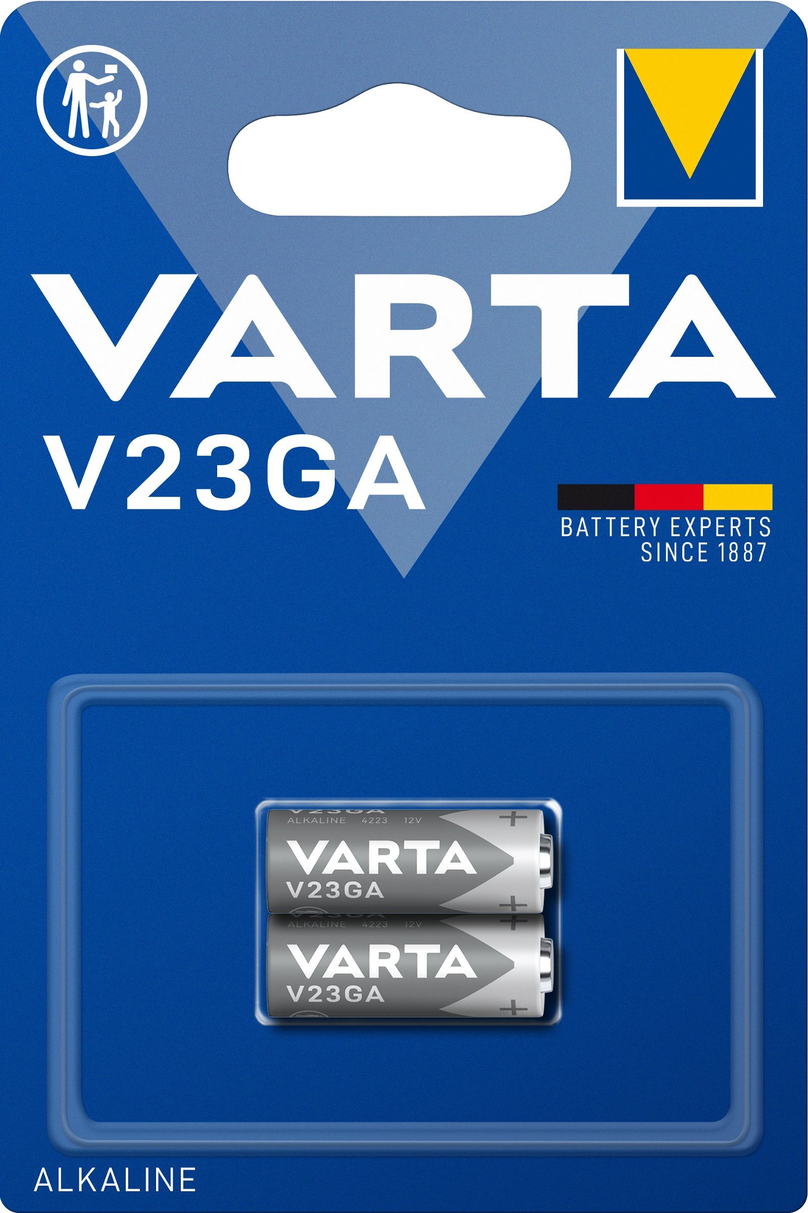 VARTA batteri V23GA/IEC: 3LR50 12 v 2 stk