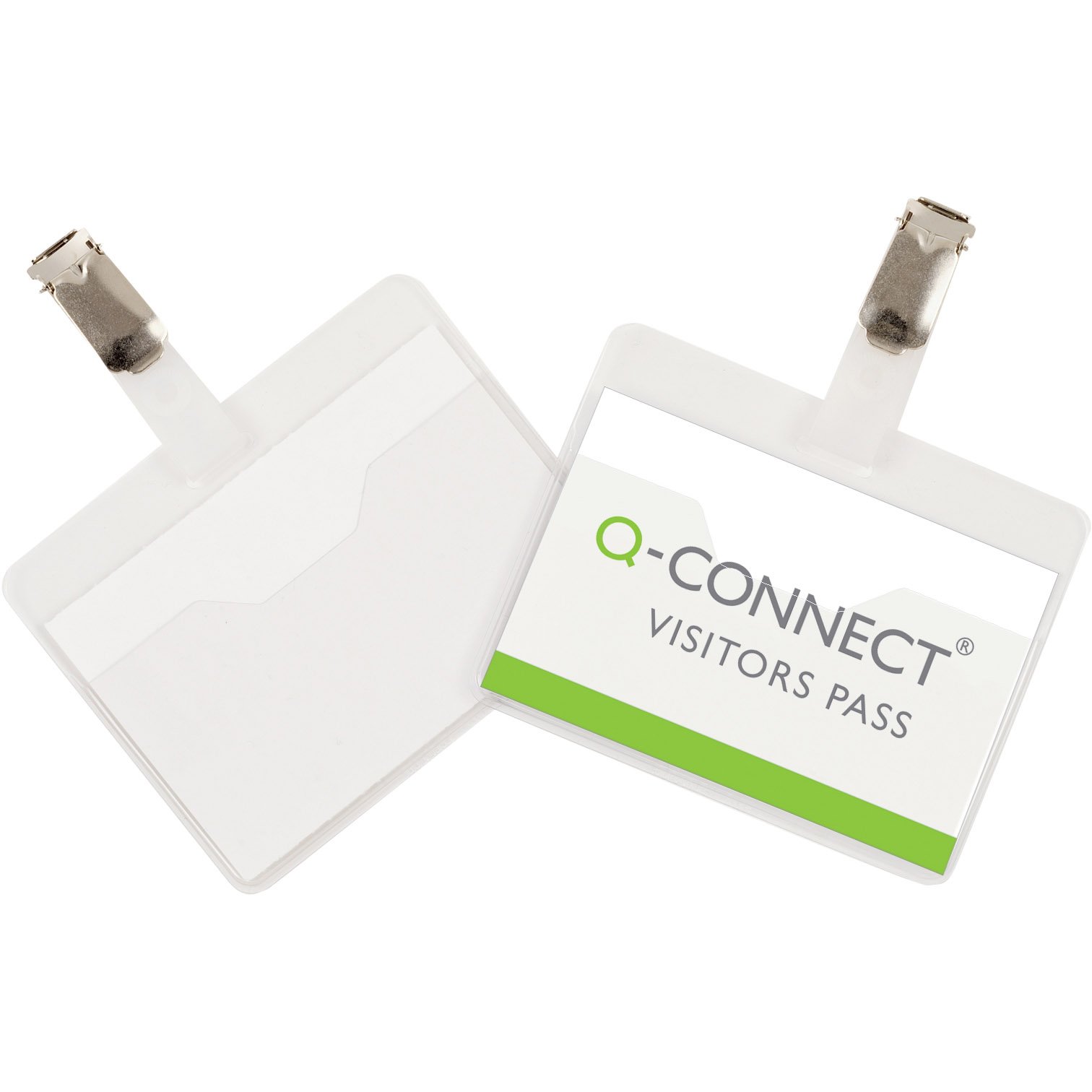 Q-connect ID-kort klar 25 stk PVC-plast