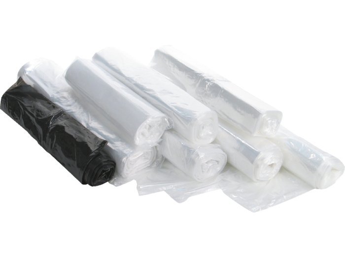 Affaldsposer HDPE-plast klar 30 l 50 ps