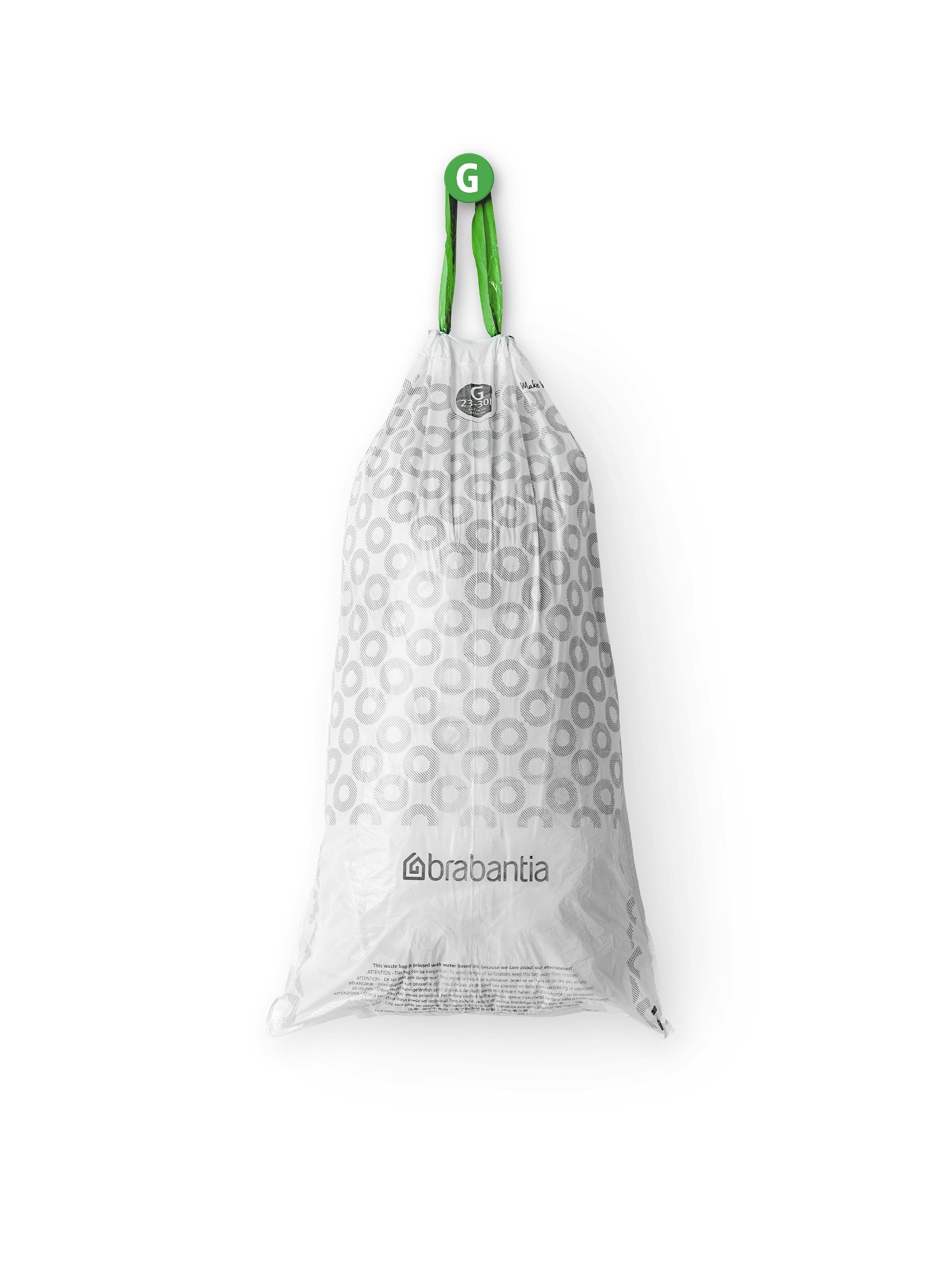Brabantia PerfectFit affaldsposer Plastik hvid 23-30 l 20 ps
