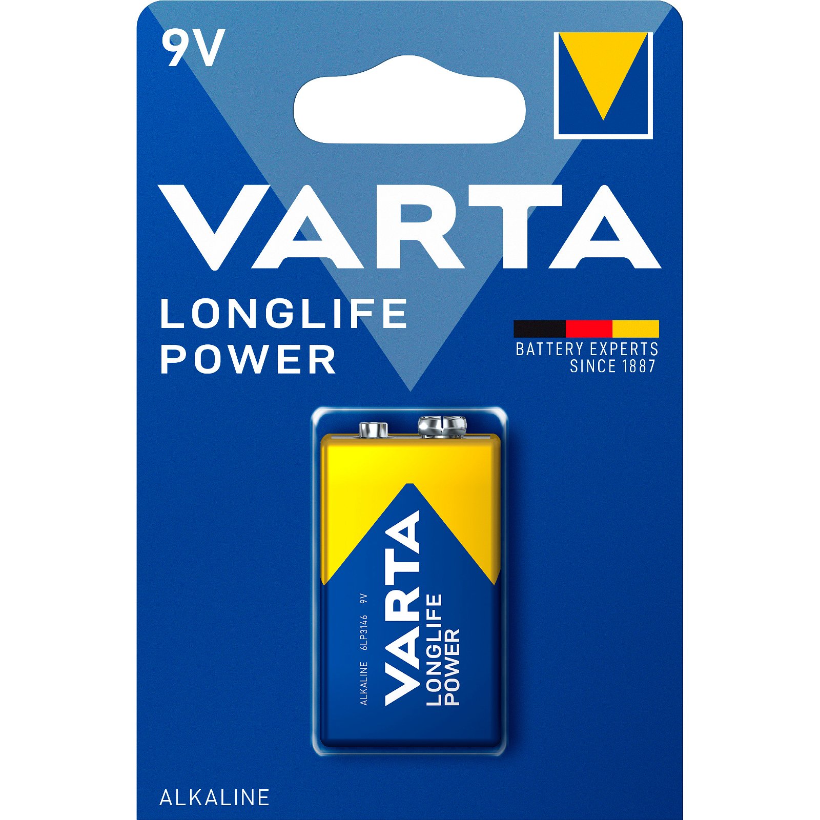 VARTA LongLife Power batteri 9V/6LP3126 9 v 1 stk