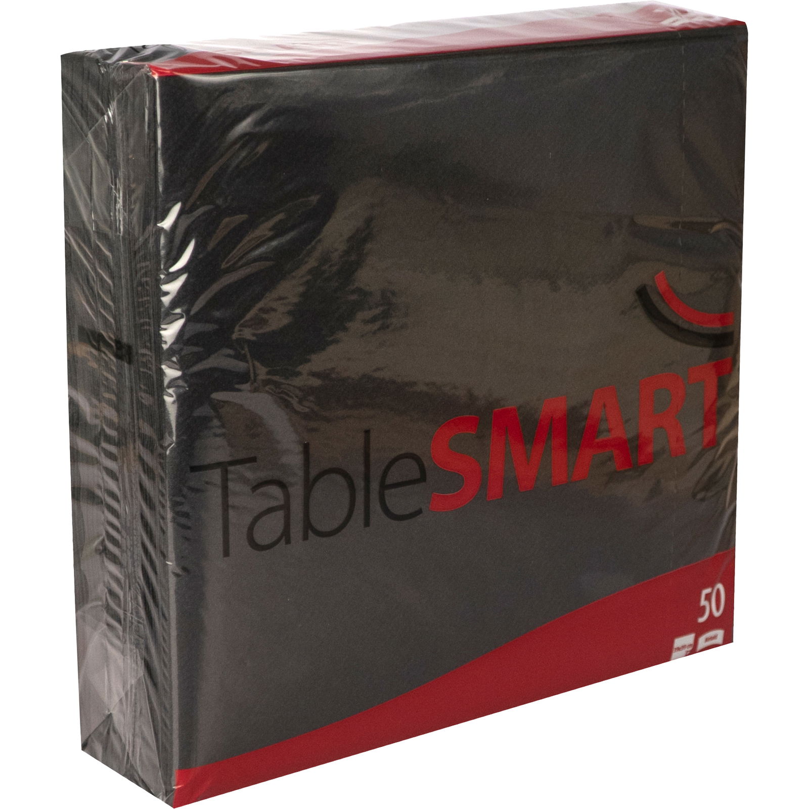 TableSMART Airlaid servietter 40x40cm sort 50stk