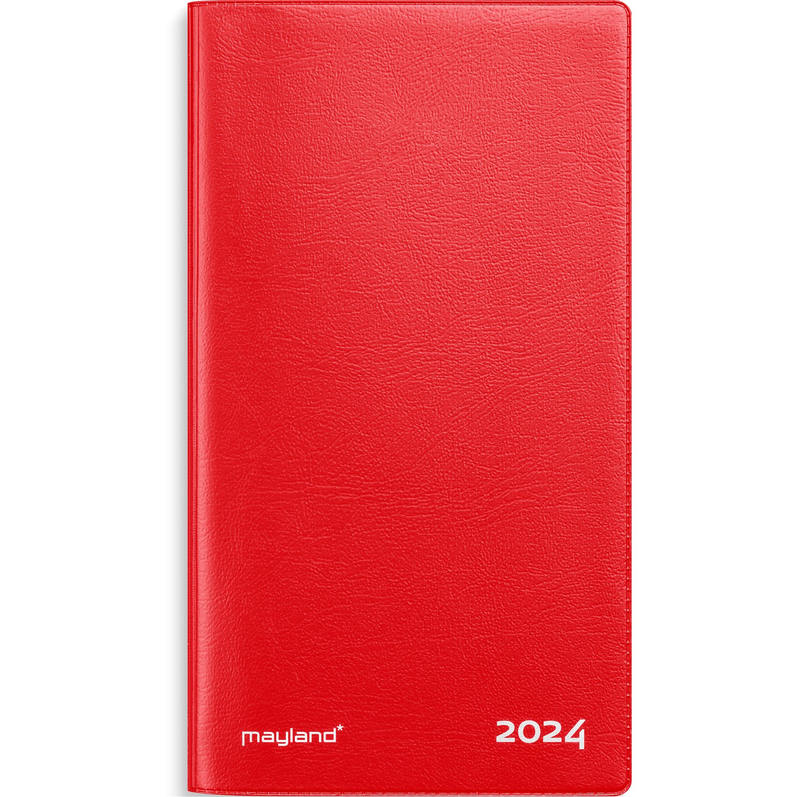 Mayland 2024 24090010 indexkalender 17x9,5cm rød