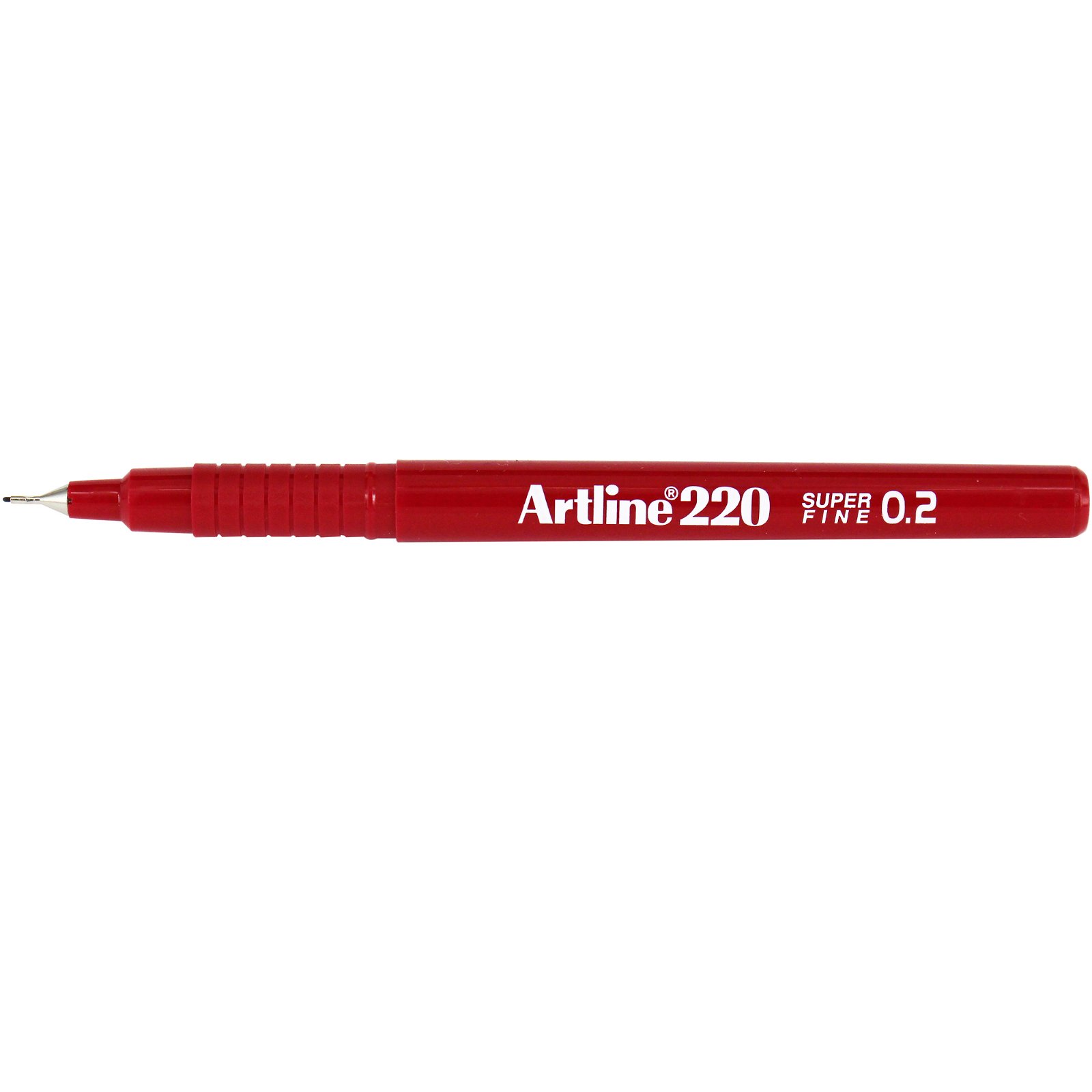 Artline EK220 fiberpen 0,2mm rød