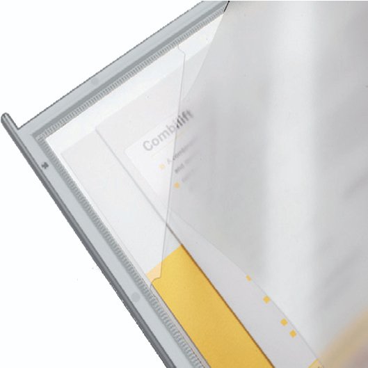 Q-connect registerlommer lysgra A4 10 stk