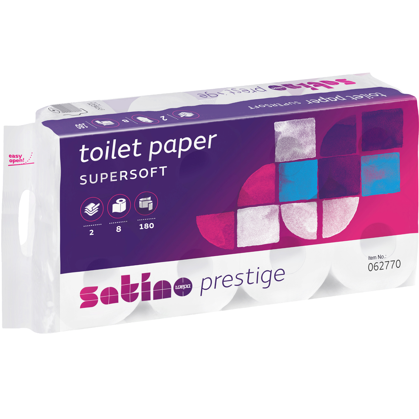 Satino Prestige toiletpapir hvid 2Lag
